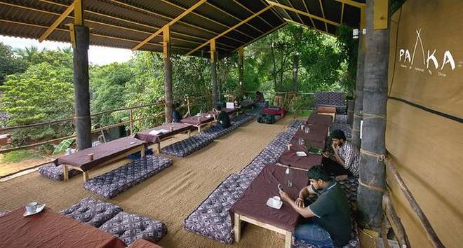 Earth connection: A view of Paaka Cafe which hosts the festival